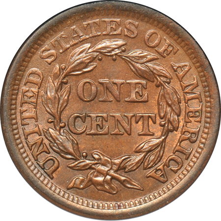 1855 NGC MS-63 BN.