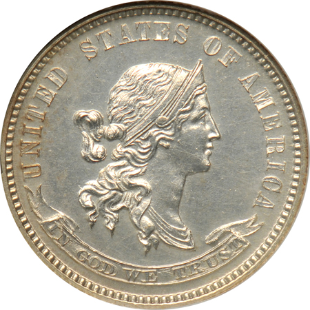 Judd-843:  1870 Dime (R.6), NGC PF-63.