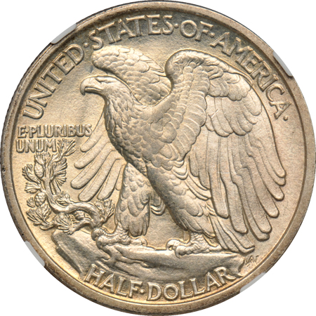 1917-D Obverse. NGC MS-64.