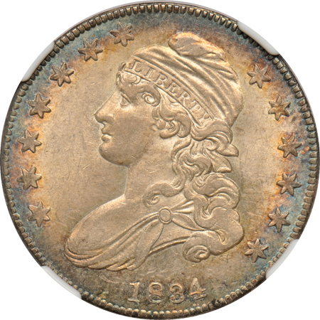 1834 (O-121) NGC MS-62.