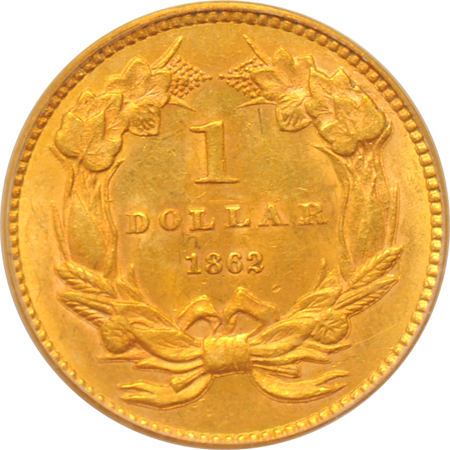 1862 PCGS MS-63.