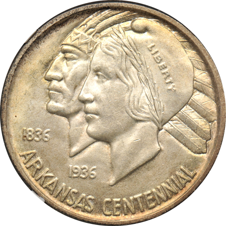 1938 Arkansas P, D, S, all NGC MS-65.