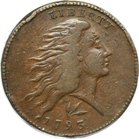 1793 Lettered Edge (S-11b) ANACS VF-20.