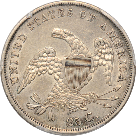 1835 (B-3, R.4+) PCGS XF-45.