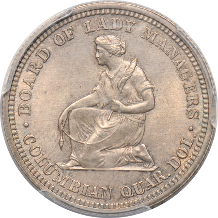 1893 Isabella Quarter PCGS MS-65.