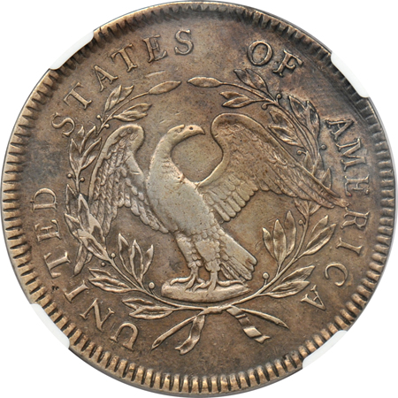 1795 3 Leaves (B-5, BB-27) NGC XF details/repaired.