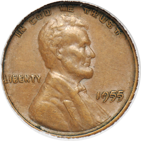 1955 Doubled Die Obverse VF.