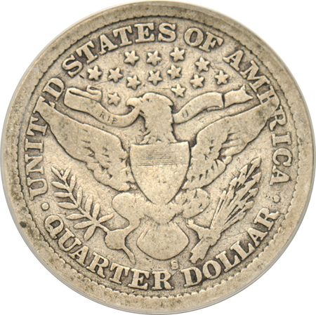 1896-S ANACS VG-8.