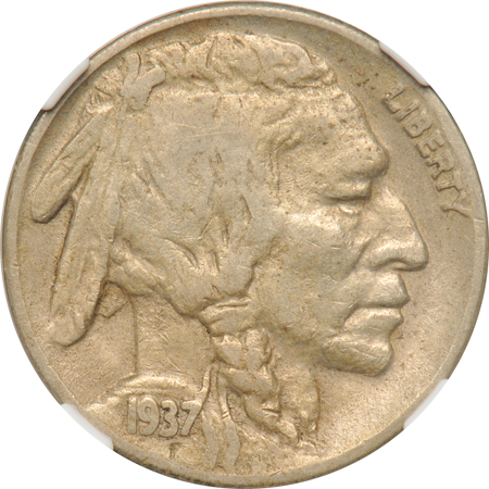 1937-D 3 Legged NGC VF-25.