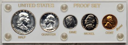 1951 Proof Set in a Capital Plastics holder.