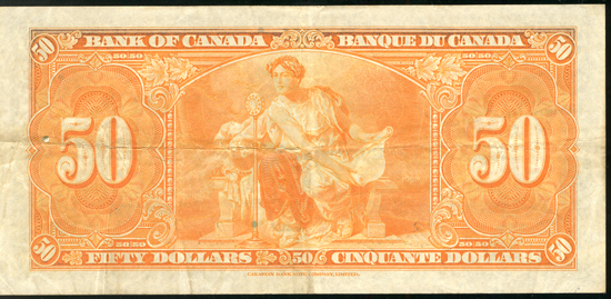 Canada - Seven small size type notes, as described.