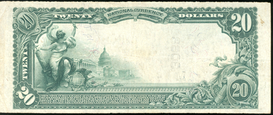 1902 $20 Unionville, MO Charter# 3068 Blue Seal XF.