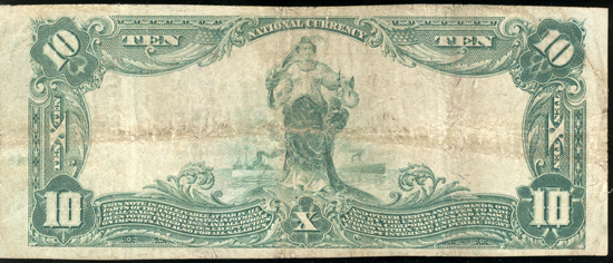 1902 $10 Marshall, AR Charter# 10794 Blue Seal F.