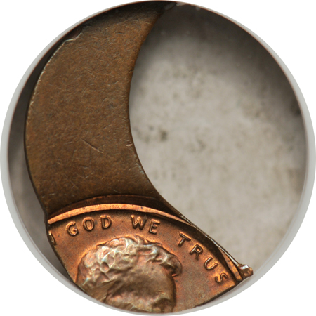 Pair of outrageous Lincoln cent errors.