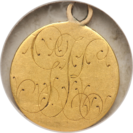 Love Tokens - 1898 gold coin, as described