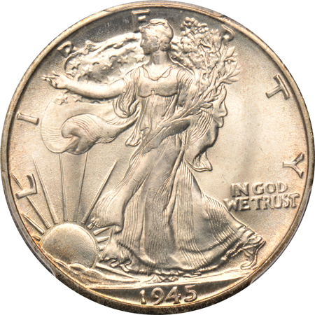 1945-D PCGS MS-67 CAC.