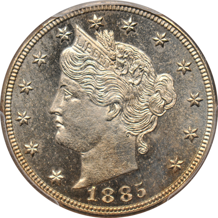 1885 PCGS PF-64CAM CAC.