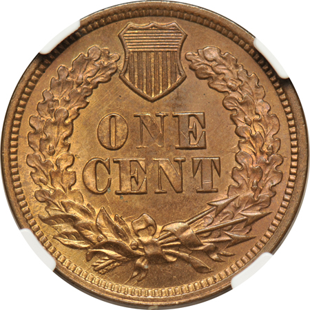 1869 NGC MS-64 BN.