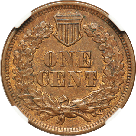 1868 NGC MS-62 BN.