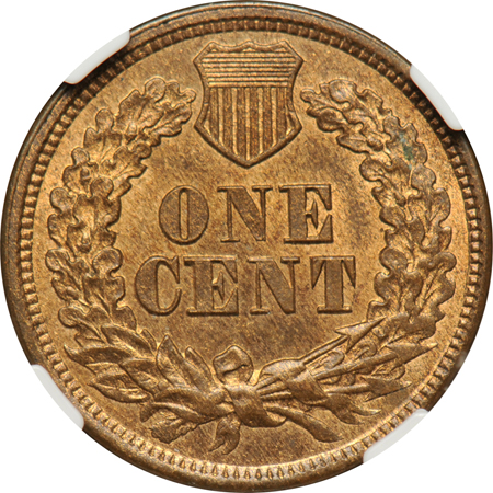 1864 Bronze NGC MS-64 BN.