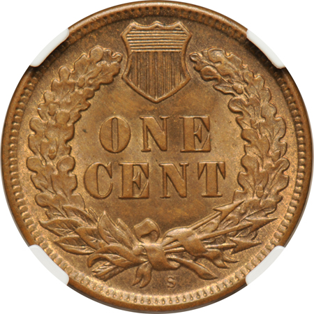 1909-S NGC MS-64 BN.