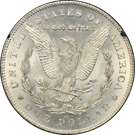 1880/79-CC reverse of 1878 (VAM-4) GSA NGC MS-63.