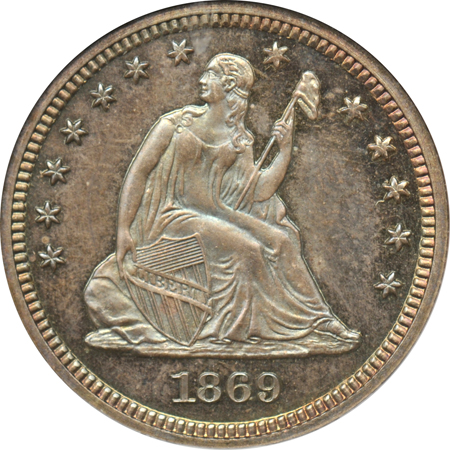 1869 NGC PF-65.