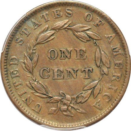 1839 Booby Head PCGS XF-45.