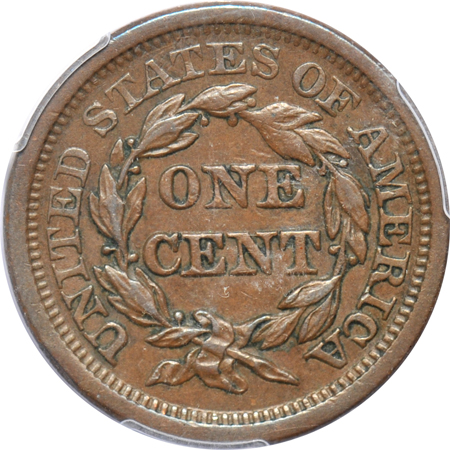 1857 Large Date PCGS AU-55.