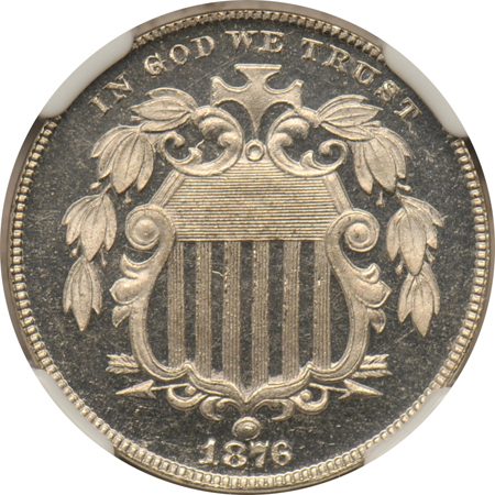 1876 NGC PF-66 Ultra Cameo.