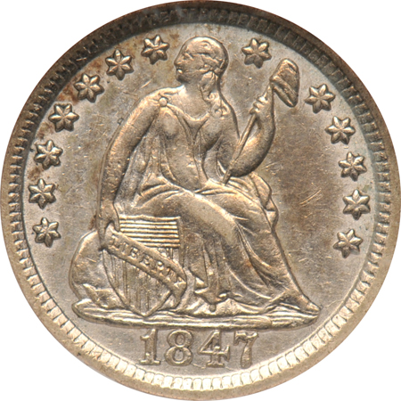 1847 NGC AU-58.