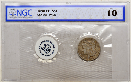 1890-CC GSA Soft Pack NGC VG-10.