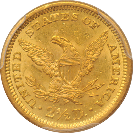 1861 New Reverse PCGS MS-61.