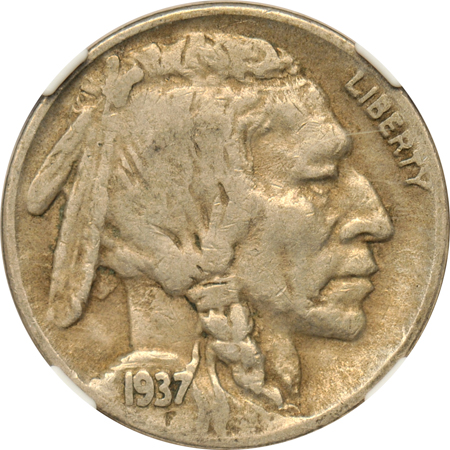 1937-D 3 Legged NGC VF-25.