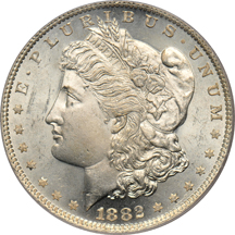 1882-O PCGS MS-65.