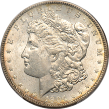 Pair of 1904, both PCGS MS-63.