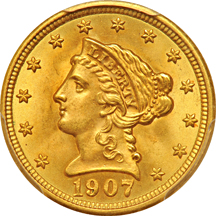 1907 PCGS MS-66.