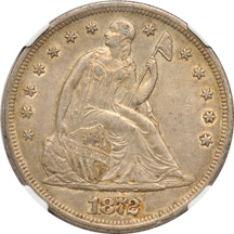 1872 NGC AU-55.