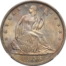 1856-O NGC UNC details/artificial toning.