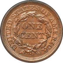 1855 NGC MS-63 BN.