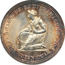 1893 Isabella Quarter. ANACS MS-61.