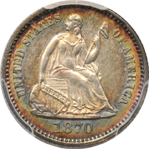 1870 PCGS MS-62.