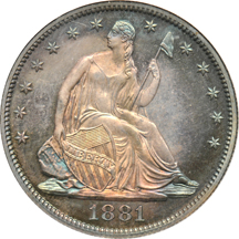 1881 NGC PF-66 CAC.