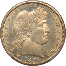 1897-S PCGS MS-64 CAC.