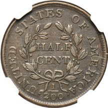 1804 Spiked Chin (C-8) NGC XF-40.