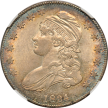 1834 (O-121) NGC MS-62.