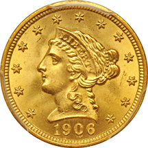 1906 PCGS MS-65+.