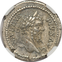 Ancient - Roman Empire - Five Septimus Severus Denarii, all NGC.