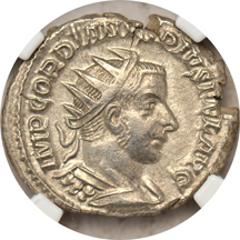 Ancient - Roman Empire - Sixteen Gordian III Double-Denarii, all NGC.