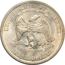 1875-S PCGS MS-63.